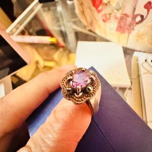 Sterling silver amethyst Gemstone Ring